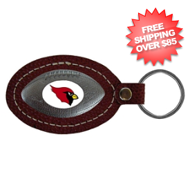 Arizona Cardinals Leather Football Key Ring