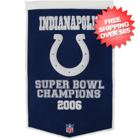 Indianapolis Colts Banner Wool Dynasty