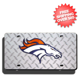 Denver Broncos License Plate Laser Tag