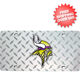 Minnesota Vikings License Plate Laser Tag