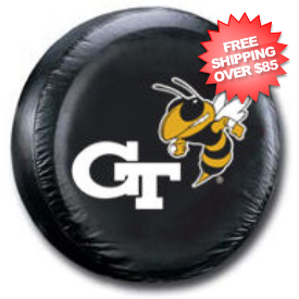 Georgia Tech Yellow Tire Cover <B>BLOWOUT SALE</B>