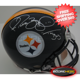 Jerome Bettis Pittsburgh Steelers Autographed Full Size Authentic Helmet