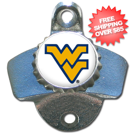 West Virginia Mountaineers Wall Mounted Bottle Opener