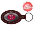 Gifts, Novelties: Indiana Hoosiers Leather Key Chain