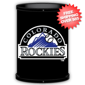 Colorado Rockies Trashcan