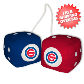 Chicago Cubs Fuzzy Dice