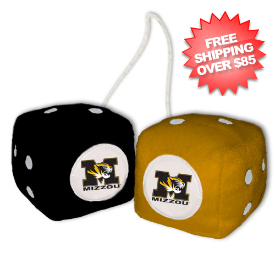 Missouri Tigers Fuzzy Dice