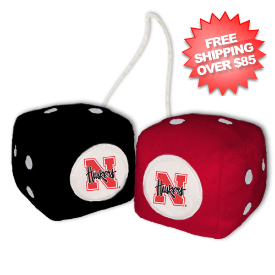 Nebraska Cornhuskers Fuzzy Dice