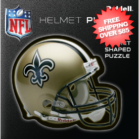 New Orleans Saints Helmet Puzzle 100 Pieces Riddell SALE