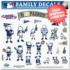 San Diego Padres Window Decal <B>Sale</B>s