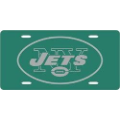 Car Accessories, License Plates: New York Jets Green License Plate Laser Cut