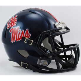 Mississippi (Ole Miss) Rebels NCAA Mini Speed Football Helmet