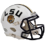 LSU Tigers NCAA Mini Speed Football Helmet <i>White</i>