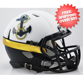 Navy Midshipmen NCAA Mini Speed Football Helmet <B>Anchor</B>