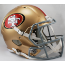 San Francisco 49ers Speed Replica Football Helmet