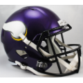 Helmets, Full Size Helmet: Minnesota Vikings Speed Replica Football Helmet <I>Satin Purple</I>