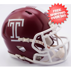 Temple Owls NCAA Mini Speed Football Helmet