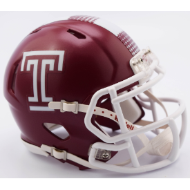 Temple Owls NCAA Mini Speed Football Helmet