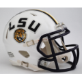 Helmets, Mini Helmets: LSU Tigers NCAA Mini Speed Football Helmet <i>White</i>