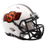 Oklahoma State Cowboys NCAA Mini Speed Football Helmet <B>Chrome Decal</B>