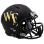 Wake Forest Demon Deacons NCAA Mini Speed Football Helmet <i>Matte Black</i>