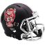North Carolina State Wolfpack NCAA Mini Speed Football Helmet <B>Black Howl</B>