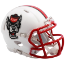 North Carolina State Wolfpack NCAA Mini Speed Football Helmet <i>White Tuffy</i>