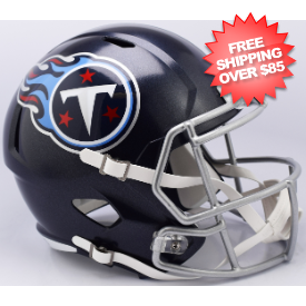 Tennessee Titans Speed Replica Football Helmet <I>Satin Navy Metallic</I>