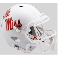 Helmets, Full Size Helmet: Mississippi (Ole Miss) Rebels Speed Replica Football Helmet <i>Gloss White<...