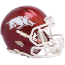 Arkansas Razorbacks NCAA Mini Speed Football Helmet