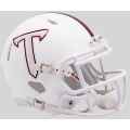 Helmets, Mini Helmets: Troy State Trojans NCAA Mini Speed Football Helmet <i>T side decals</i>