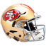 San Francisco 49ers SpeedFlex Football Helmet