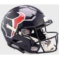 Helmets, Full Size Helmet: Houston Texans 2002 to 2023 SpeedFlex Throwback Football Helmet