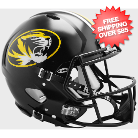 Missouri Tigers Speed Football Helmet <i>Anodized Black</i>