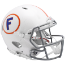 Florida Gators Speed Throwback Football Helmet <i>White w/Gray Mask</i>