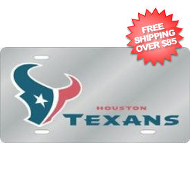 Houston Texans License Plate Laser Cut