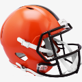 Helmets, Full Size Helmet: Cleveland Browns 2020 to 2023 Speed Replica Throwback Helmet