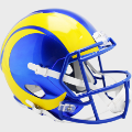 Helmets, Full Size Helmet: Los Angeles Rams Speed Replica Football Helmet