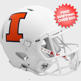 Illinois Fighting Illini Speed Football Helmet <i>Satin</i>