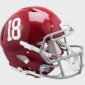 Helmets, Full Size Helmet: Alabama Crimson Tide Speed Football Helmet #18