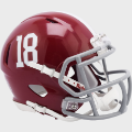 Helmets, Mini Helmets: Alabama Crimson Tide NCAA Mini Speed Football Helmet #18