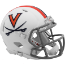 Virginia Cavaliers NCAA Mini Speed Football Helmet <i>Matte White</i>