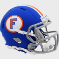 Helmets, Mini Helmets: Florida Gators NCAA Mini Speed Football Helmet <i>Matte Blue Throwback</i>