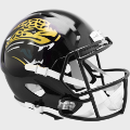 Helmets, Full Size Helmet: Jacksonville Jaguars 1995 to 2012 Speed Replica Throwback Helmet