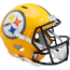 Pittsburgh Steelers Gold Speed Replica Throwback Helmet