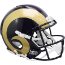 St. Louis Rams 2000 to 2016 Speed Throwback Football Helmet