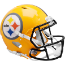 Pittsburgh Steelers Gold Speed Throwback Football Helmet