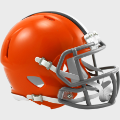 Helmets, Mini Helmets: Cleveland Browns 1962 to 1974 Riddell Mini Speed Throwback Helmet