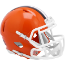 Cleveland Browns 1975 to 2005 Riddell Mini Speed Throwback Helmet