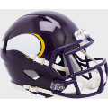 Helmets, Mini Helmets: Minnesota Vikings 1983 to 2001 Riddell Mini Speed Throwback Helmet